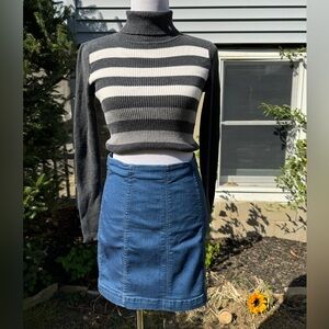 Free People denim skirt